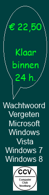 Wachtwoord vergeten